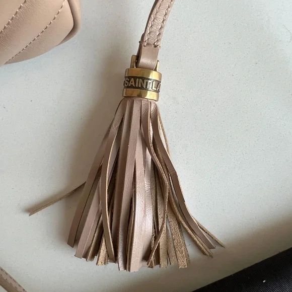 Saint Laurent Lou Medium YSL Quilted Camera Crossbody Bag with Pocket - Picture 8 of 10